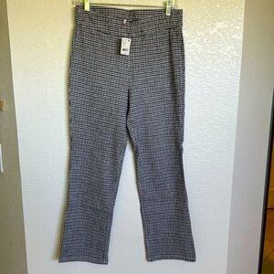 NWT free people black/white pants S